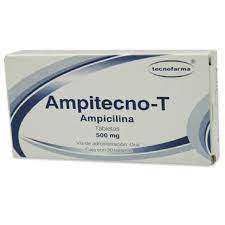 AMPITECNO - T ( AMPICILINA ) 500 MG C 20 TABLETAS