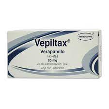 VEPILTAX VERAPAMILO 80 MG C / 20 TAB