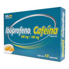 IBUPROFENO, CAFEINA 400 MG/ 100 MG C / 10 CAPSULAS