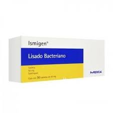 ISMIGEN 50 MG TABLETAS SUBLING 30