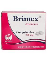 BRIMEX (ACICLOVIR 200MG) 25COMP