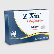CIPROFLOXACINO 250MG TABLETAS 12