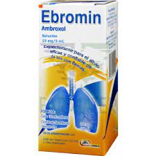 EBROMIN ( AMBROXOL ) SOLUCION 15 ML / 5 ML 120 ML