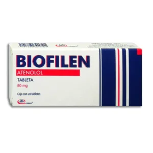 BIOFILEN (ATENOLOL 50MG) C/28TABLETAS