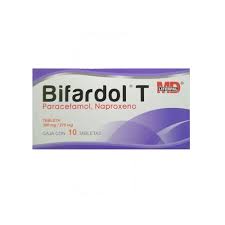 BIFARDOL T 10 TABLETAS (PARACETAOL NAPROXENO 300/275)