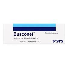 BUSCONET (HIOSINA, METAMIZOL SODICO) AMPULAS 5ML