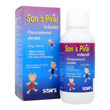 SONS PIRAL JARABE INFANTIL C/120 ML PARACETAMOL