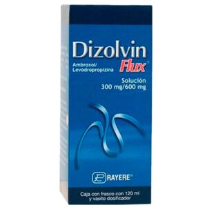AMBROXOL Y LEVODROPROPIZINA(DIZOLVIN FLUX) SOLUCION 300/ 60