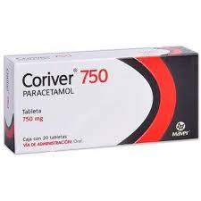 CORIVER 750 (PARACETAMOL 750MG) 10TAB