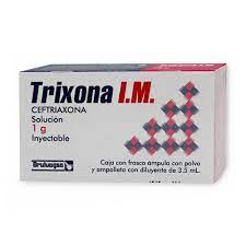 TRIXONA I.M. (CEFTRIAXONA) SOLUCION 1G INYECTABLETASLE