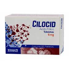 CILOCID (ACIDO FOLICO 5MG) C/20TABLETAS