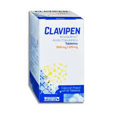 CLAVIPEN ( AMOXICILINA ,ACIDO CLAVULANICO ) 500MG/ 125