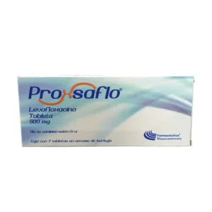PROXSAFLO (LEVOFLOXACINO 500MG) C/7TABLETAS