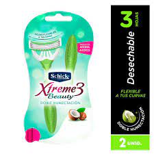MAQUINA SCHICK XTREME3 BEAUTY C/2