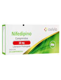 NIFEDIPINO 30MG LIB PROL 30