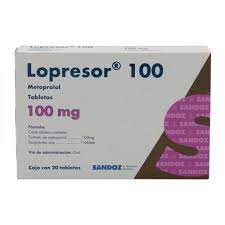 LOPRESOR 100 MG GRAGEAS 20