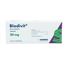 BLODIVIT 20MG 30TABLETAS