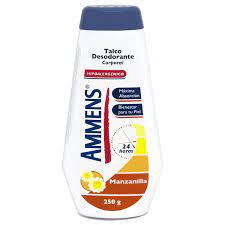 TALCO AMMENS DESODORANTE CORPC/MZLLA 250G
