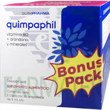 QUIMIPAPHIL SUPLEMENTO ALIMENTICIO QUIMPHARMA 10 AMPOLL