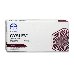 CYSLEV (CINARIZINA 75MG) C/60TABLETAS