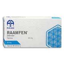 RAAMFEN (DIFENIDOL 25MG) C/30TABLETAS