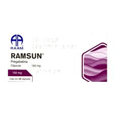 RAMSUN ( PREGABALINA ) 150 MG C / 28 CAPSULAS
