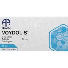 KETOROLACO 30MG C/4 TABLETAS (VOYDOL-S)