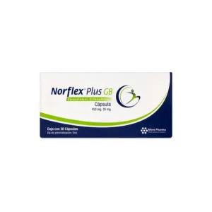 NORFLEX PLUS GB 450/35MG 30CAP