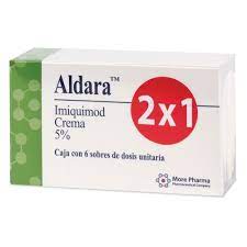 ALDARA 250 MG CREMA SOBRES 6 2X1  542