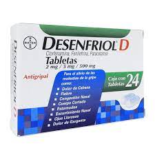 DESENFRIOL D 2/5/500MG TABLETAS 24