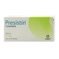 PRESISTIN (CISAPRIDA 5MG) C/30TABLETAS