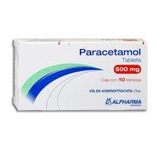 PARACETAMOL 500MG 10TABLETAS
