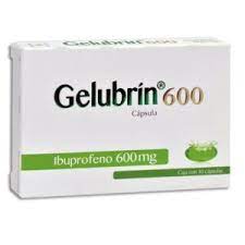 GELUBRIN (IBUPROFENO) 600MG C/10 CAP