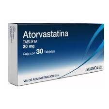 ATORVASTATINA 20 MG C/ 30 SUANCA