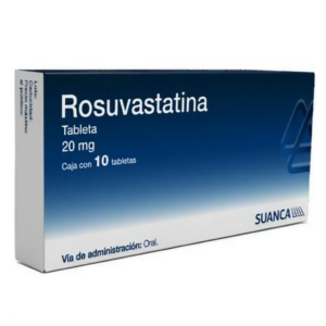 ROSUVASTATINA 20MG 10TABLETAS  LG
