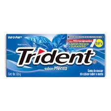 CHICLE TRIDENT MENTA C/18   S