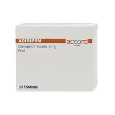 GLIMEPIRIDA 4MG (ADIRIPEM) C/30TABLETAS