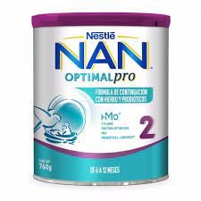 FRMULA LACTANTES NAN 2 OPTIMAL PRO 6-12 MESES 760 G