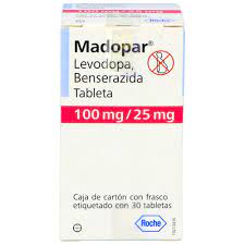 MADOPAR 100/25MG C/30 TABLETAS
