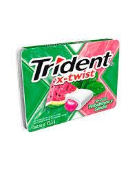 CHICLE TRIDENT TWIST YERBA 7PZ