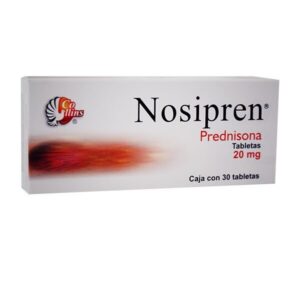 PREDNISONA (NOSIPREN) 20 MG 30 TABLETAS