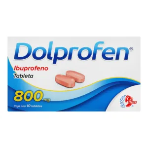 IBUPROFENO 800MG (DOLPROFEN ) 10TABLETAS