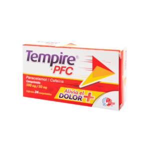 TEMPIRE PFC ( PARACETAMOL / CAFEINA ) C / 24 COMPRIMIDO