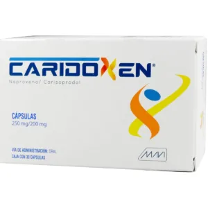 CARIDOXEN (NAPROXENO, CARISOPRODOL) 250MG/200MG