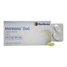 INCRESINA DUO 12.5/850 MG TABLETAS 56