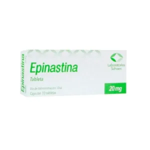 EPINASTINA 20 MG 10 TABLETAS