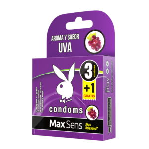 PRESERV PLAYBOY MAXSENS UVA 3+1