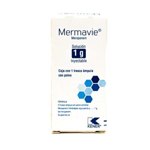 MEROPENEM SOLUCION INYECTABLE 1G 1 FRASCO AMP