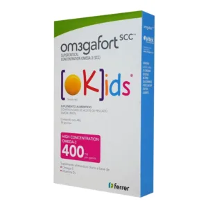OM3GAFORD Okids Suplemento Alimenticio Gomitas Limón 30 Piezas