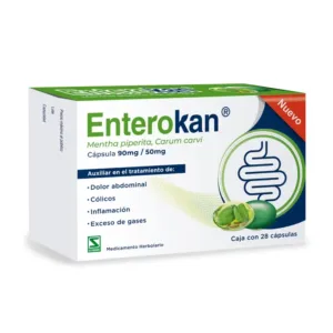 ENTEROKAN 90/50MG 28CAPS
